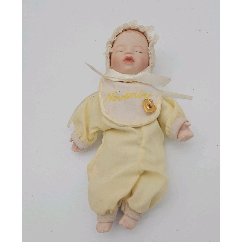 Vintage 1993 Ashton Drake Small Miniature Doll Birthday Month November